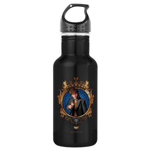 NEWT SCAMANDER™-Portrait Edelstahlflasche (Vorderseite)