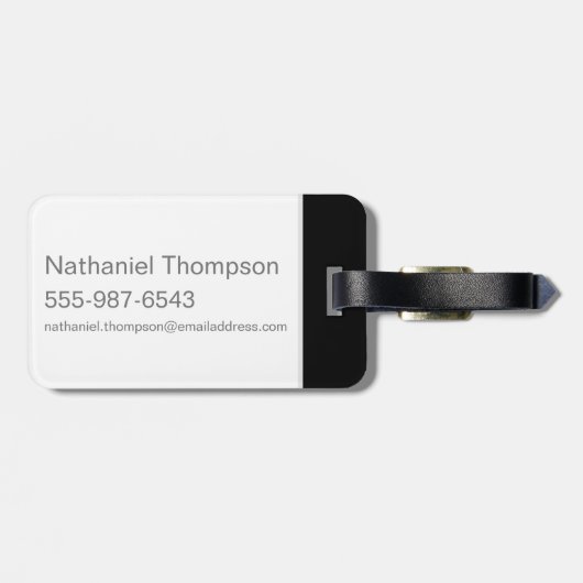 NEWT SCAMANDER™-Portrait Gepäckanhänger (Rückseite horizontal)