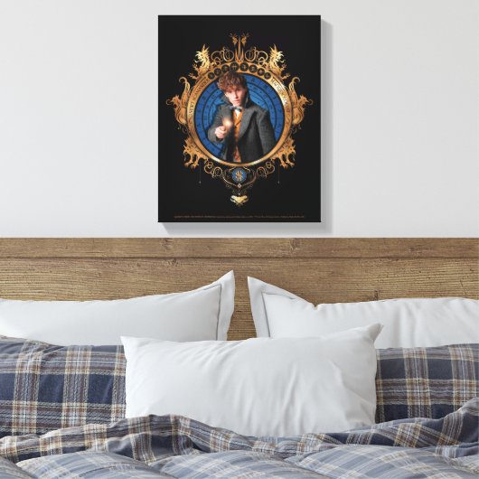 NEWT SCAMANDER™-Portrait Leinwanddruck (Insitu (Schlafzimmer))