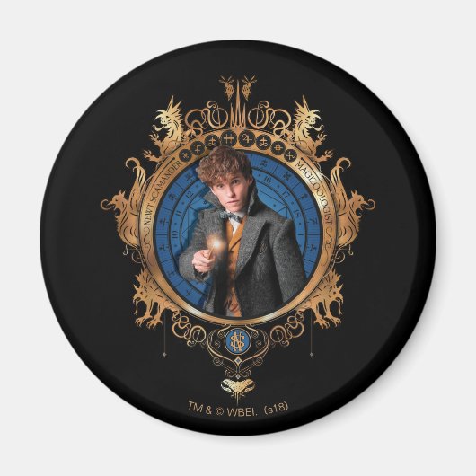NEWT SCAMANDER™-Portrait Magnet (Vorne)