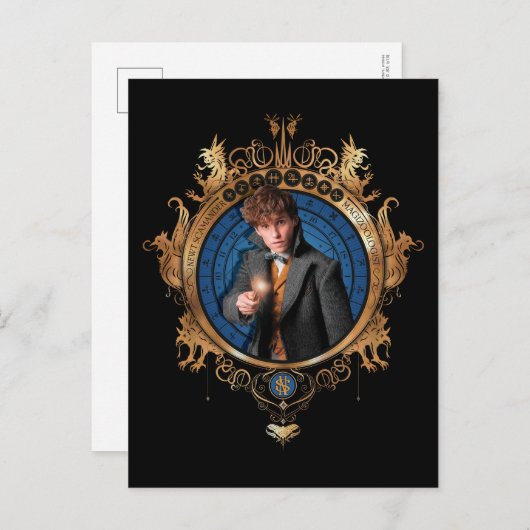 NEWT SCAMANDER™-Portrait Postkarte (Vorne/Hinten)