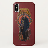 NEWT SCAMANDER™ Stehend Art Nouveau Panel Case-Mate iPhone Hülle (Rückseite)