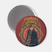 NEWT SCAMANDER™ Stehend Art Nouveau Panel Magnet (Vorderseite/Rückseite)