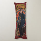 NEWT SCAMANDER™ Stehend Art Nouveau Panel Seitenschläferkissen (Rückseite (Vertikal))