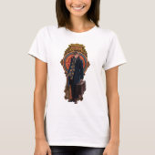 NEWT SCAMANDER™ Stehend Art Nouveau Panel T-Shirt (Vorderseite)