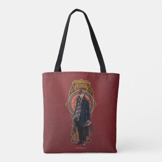 NEWT SCAMANDER™ Stehend Art Nouveau Panel Tasche (Rückseite)