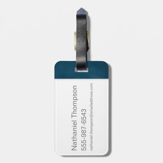 NEWT SCAMANDER™ und Company Art Nouveau Frame Gepäckanhänger (Rückseite vertikal)