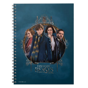 NEWT SCAMANDER™ und Company Art Nouveau Frame Notizblock