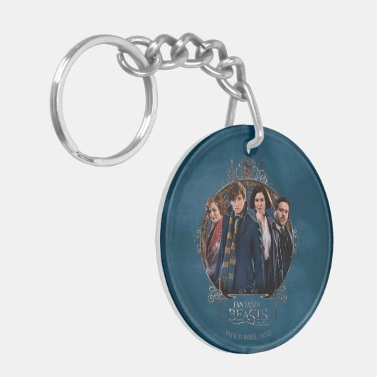 NEWT SCAMANDER™ und Company Art Nouveau Frame Schlüsselanhänger (Vorderseite links)