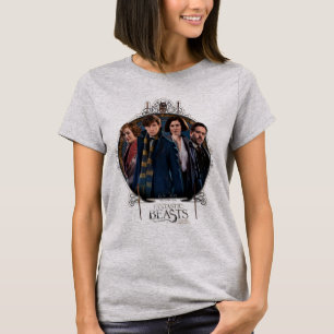 NEWT SCAMANDER™ und Company Art Nouveau Frame T-Shirt