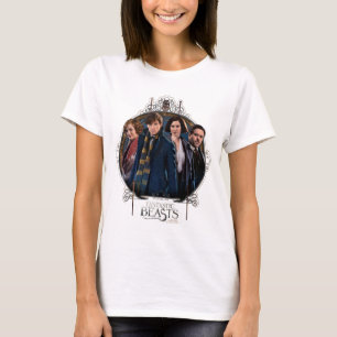 NEWT SCAMANDER™ und Company Art Nouveau Frame T-Shirt