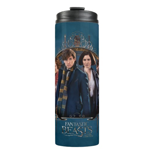 NEWT SCAMANDER™ und Company Art Nouveau Frame Thermosbecher (Vorderseite)