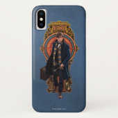 NEWT SCAMANDER™ Walking Art Nouveau Panel Case-Mate iPhone Hülle (Rückseite)