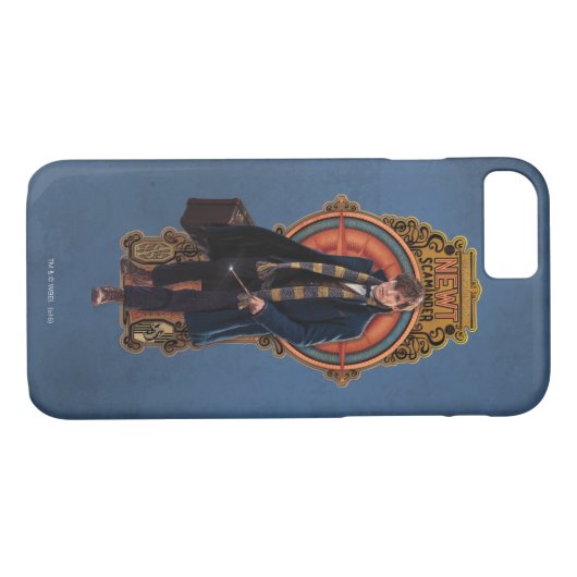 NEWT SCAMANDER™ Walking Art Nouveau Panel Case-Mate iPhone Hülle (Rückseite (Horizontal))