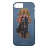 NEWT SCAMANDER™ Walking Art Nouveau Panel Case-Mate iPhone Hülle (Rückseite)