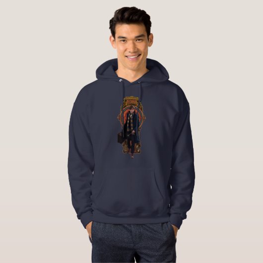 NEWT SCAMANDER™ Walking Art Nouveau Panel Hoodie (Vorne ganz)