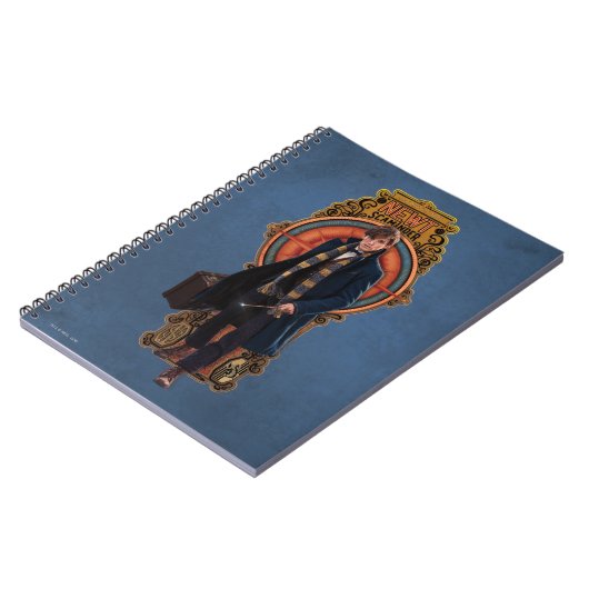 NEWT SCAMANDER™ Walking Art Nouveau Panel Notizblock (Linke Seite)