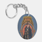 NEWT SCAMANDER™ Walking Art Nouveau Panel Schlüsselanhänger (Vorderseite links)