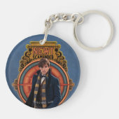 NEWT SCAMANDER™ Walking Art Nouveau Panel Schlüsselanhänger (Rückseite)