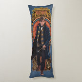 NEWT SCAMANDER™ Walking Art Nouveau Panel Seitenschläferkissen (Rückseite (Vertikal))