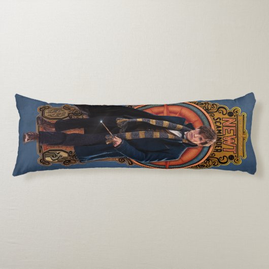 NEWT SCAMANDER™ Walking Art Nouveau Panel Seitenschläferkissen (Vorderseite)