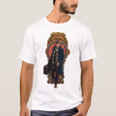 NEWT SCAMANDER™ Walking Art Nouveau Panel T-Shirt (Vorderseite)
