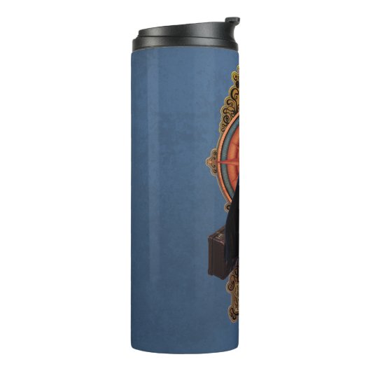 NEWT SCAMANDER™ Walking Art Nouveau Panel Thermosbecher (Nach links gedreht)