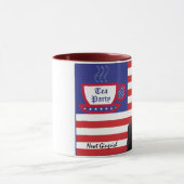 Newt-u. Tee-Party - rot, weiß u. Blau Tasse (Zentrum)