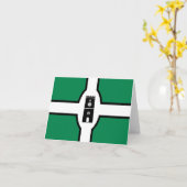Newton Abbot flag Karte (Gelbe Blume)