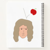 Newton Apple Knowledge Back to School STEM Funny Notizblock (Rückseite)
