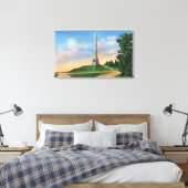 Newton Battlefield Park View Leinwanddruck (Insitu (Schlafzimmer))