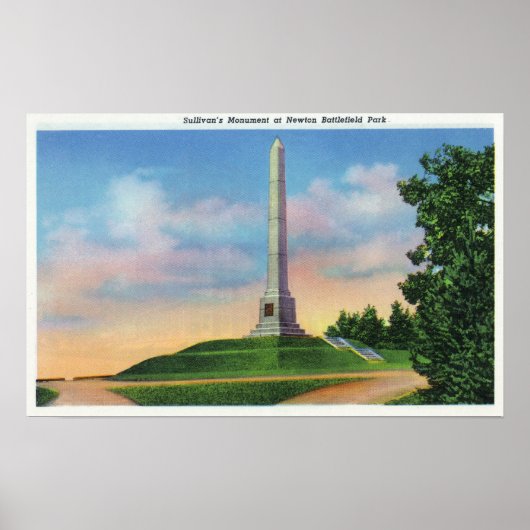 Newton Battlefield Park View Poster (Vorne)