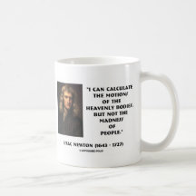 Newton berechnet Motive, die von Menschen zitiert 