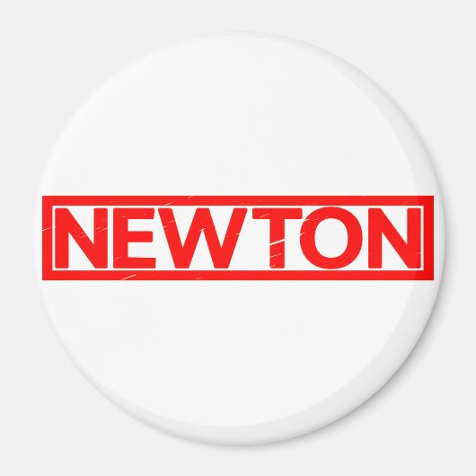Newton-Briefmarke Magnet (Vorne)