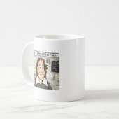 Newton entdeckt Pubertät Kaffeetasse (Vorderseite Links)