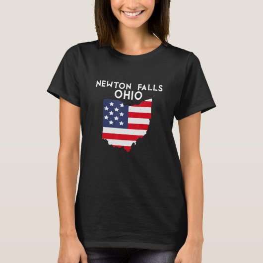 Newton Falls Ohio USA Staat America Travel Ohioan T-Shirt (Vorderseite)