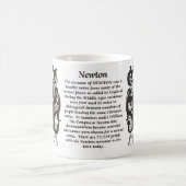 Newton-Familien-Wappen Tasse (Mittel)