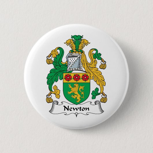 Newton-Familienwappen Button (Vorderseite)