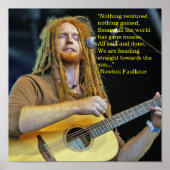 Newton Faulkner Poster (Vorne)