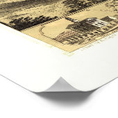 Newton, IA Panorama Karte - 1868 Poster (Ecke)