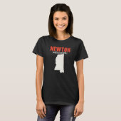 Newton Mississippi USA Staat America Travel Missis T-Shirt (Vorne ganz)