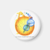 Newton Orbits Magnet (Vorne)