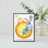 Newton Orbits Postkarte (Stehend Vorderseite)