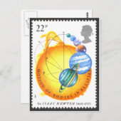 Newton Orbits Postkarte (Vorne/Hinten)