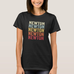 Newton Pennsylvania Newton PA Retro Vintager Text T-Shirt