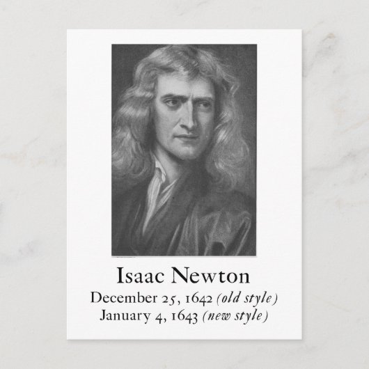 Newton Postcard Postkarte (Vorderseite)