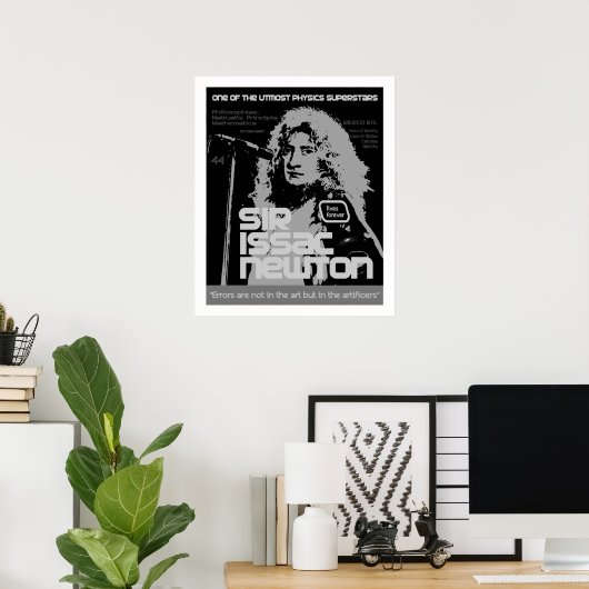 Newton Poster (Heimbüro)