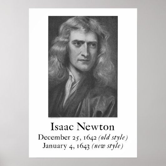 Newton Poster (Vorne)