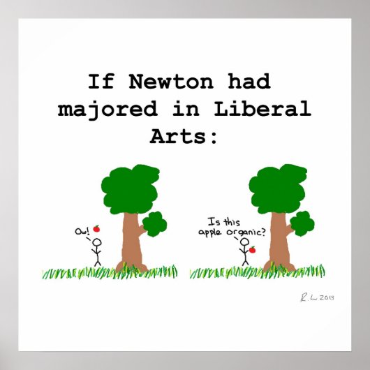 Newton Poster (Vorne)