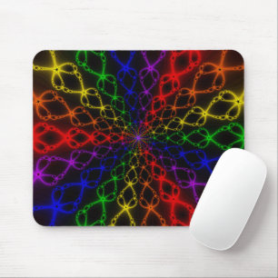 Newton Rainbow   Rainbow Fraktal Art Mousepad